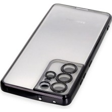 Olinea Newface Galaxy S21 Kılıf Lensli Silikon - Siyah