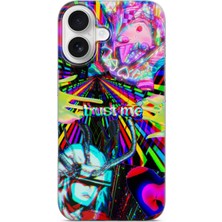 Lelia iPhone 16 Uyumlu Baskılı Şeffaf Telefon Kılıfı | Koleksiyon: Neondream District