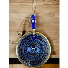 Efe Avm Renkli Noktalama Vurgulu Nazar Boncuklu Gözlü Duvar Süsü Renkli Duvar Dekoru