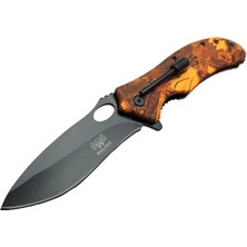 Shoplet Buğz Eco Lounge Welder WD-503-2 Kamp Çakısı 21 cm - Magnezyum Çubuklu (Fire Starter), Plastik Sap