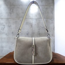 Valentina Victoria Hakiki Süet Orta Boy Omuz ve Çapraz Çanta