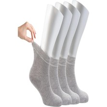Ozzy Socks Kadın 4 Çift Bambu Lastiksiz Sıkmayan Diabetik Bilek Çorap