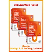 Ocean Methyl B12 Sprey 1000 Mg 10 ml 3 Adet