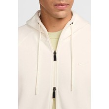 Nike Primary Dri Fit  Full Zip Krem Renk Erkek Sweatshirt
