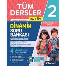 Tudem 2. Sınıf Tüm Dersler Dinamik Soru Bankası Tudem Yayınları