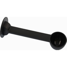 Hype Store Kg-Part Espresso Makinesi Uyumlu Kahve Ölçü Kaşığı, Siyah Plastik, 1 Adet, 50 mm