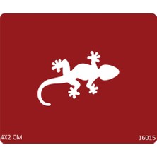 Airbrush Tattoo Minik Kertenkele Stencil Süsleme ve Boyama Kalıbı