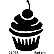 Airbrush Tattoo Cup Cake Yapışkanlı Stencil Süsleme ve Boyama Kalıbı Stencil Kalıp