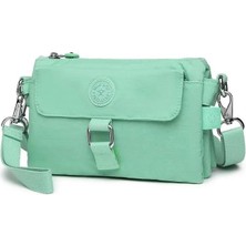 Smart Bags Krinkıl Kumaş Mini Çapraz Çanta BC 1147 - Açık Yeşil