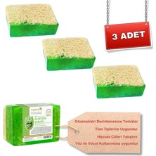 Hype Store Doğal Kabak Lifli Aloe Vera Sabunu 120 gr x 3 Adet Tüm Cilt Tipleri Için B ve E Vitaminli
