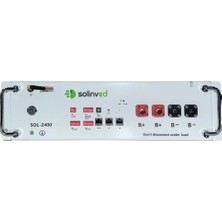 Solinved 51,2 V 50AH Lityum Raf Akü - SOL-2400