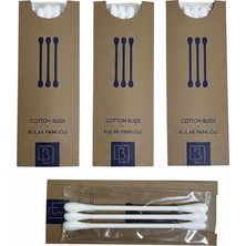 Otel Buklet Tipi Kulak Temizleme Pamuğu 1140 Adet Buklezen