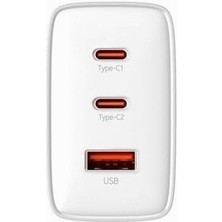 Hype Store Cube Pro 2c+U 65W Şarj Cihazı-Beyaz