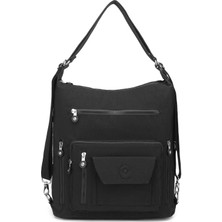 Smart Bags Hem Sırt Hem de Omuz Kadın Çantası BC 1205 4001 - Siyah