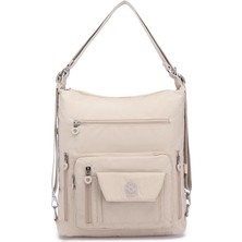 Smart Bags Hem Sırt Hem de Omuz Kadın Çantası BC 1205 4001 - Bej