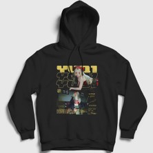 Presmono Unisex Siyah Yuqi I Dle Gidle Kapüşonlu Sweatshirt