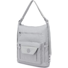 Smart Bags Hem Sırt Hem de Omuz Kadın Çantası BC 1205 4001 - Açık Gri