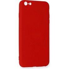 Epilons Newface Iphone 6 Kılıf Nano Içi Kadife Silikon - Kırmızı