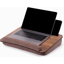 Hype Store Vigo WOOD-LS013 Minderli Laptop Sehpası (Ceviz)