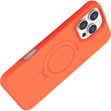 Epilons Newface Iphone 16 Magsafe Standlı Kapak - Turuncu