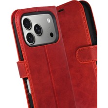 Epilons Newface Iphone 17 S Kapaklı Kılıf - Kırmızı