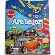 Çiçek Yayıncılık Renklendiriyoruz - Arabalar