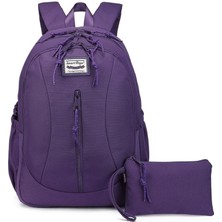 Smart Bags Sırt Çantası Okul Boyu Kalem Kutusu Hediyeli 3233 - Mor