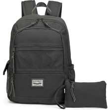 Smart Bags Sırt Çantası Okul Boyu Kalem Kutusu Hediyeli 3237 - Koyu Gri