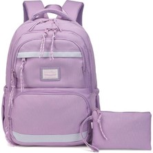 Smart Bags Sırt Çantası Okul Boyu Kalem Kutusu Hediyeli 3234 - Lila A.Lila