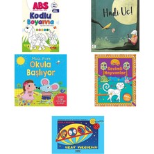Pinokyo Yayınları Abs 5-6 Yaş Kodlu Boyama... +4 Eğitim Kitabı