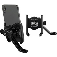 Sunup 03-H2 Motosiklet Telefon Tutucu Standı Tutacağı (Aynaya Sabitlenir)