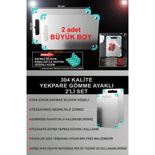 Cgs Home 2'li Kesme Tahtası Paslanmaz Çelik 304 Kalite-Antibakteriyel