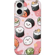 Lelia iPhone 16 Plus Uyumlu Baskılı Şeffaf Telefon Kılıfı | Koleksiyon: Kawaiimilk Dreamies