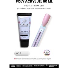 Gala Smart  Acryl Poly Jel Premıum 60 ml Protez Tırnak Jeli No:5
