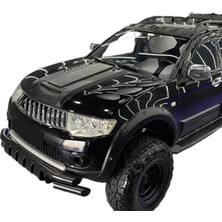 Aftermarket Mitsubishi L200 2010-2014 Slim Paçacıklı Çamurluk Dodik Seti Mat Siyah