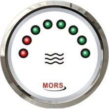 Mors Dijital Temiz Su Seviye Göstergesi 12V/24V 0-190 Ohm - Beyaz