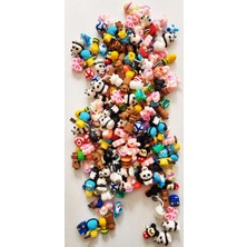 Modellino 5 Adet Çocukların Çok Sevdiği Öğretmen Hediyesi Değişik Figürlerle Dolu Mix Silikon Kalem Başlığı