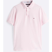Tommy Hilfiger Erkek Pembe Tommy Hilfiger 1985 Regular Polo, Tog Pembe Erkek T-Shirt & Polo
