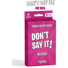 Zigzag Don't Say It! Klasik Yasaklı Kelime Oyunu 12+ Yaş Eğlenceli Aile Oyunu