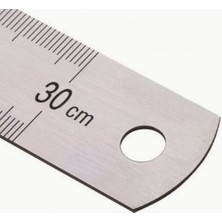Hype Store Kraf Çelik Cetvel 30 cm (Inc Ölçülü)