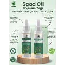 Tüy Azaltıcı Dökücü Incetici Saad Yağı ( Cyperus Rotundus Oil ) 75 ml ( (2 Adet)
