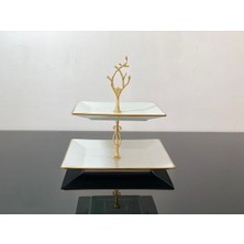 Atabey Home Kütahya Porselen Kare Kurabiyelik/sunumluk
