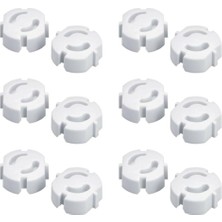 Hype Store Aee® 24 Adet Bebek Priz Koruyucu Kilidi Kapağı Güvenlik Emniyet Seti Fiş Kapağı