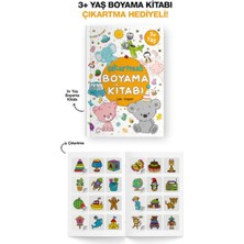 Bilgipark Yayınları Çıkartmalı Boyama Kitabı  3 Yaş +