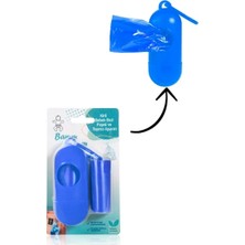 Hype Store Bamm Bamm Kirli Bebek Bezi Çöp Poşeti ve Çanta Boy Taşıma Çantası (Mavi)