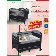 Next To Me Anne Yanı Park Beşik Yatak Hediyeli Premium Tasarım