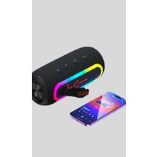 Astraltech Taşınabilir Bluetooth Hoparlör Kırmızı IP67 Su Geçirmez