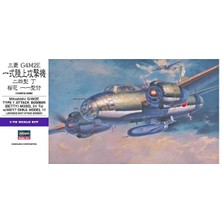 Hasegawa E20 550 1/72 Ölçek, Mitsubishi G4M2E Type 1, Savaş Uçağı Plastik Model Kiti