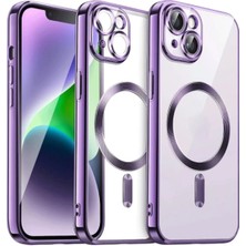 Starseven Newface Iphone 15 Kılıf Kross Magneticsafe Kapak - Mor