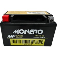 Monero 12 Volt 7 Amper YTX7A-BS Scoter Kuru Akü